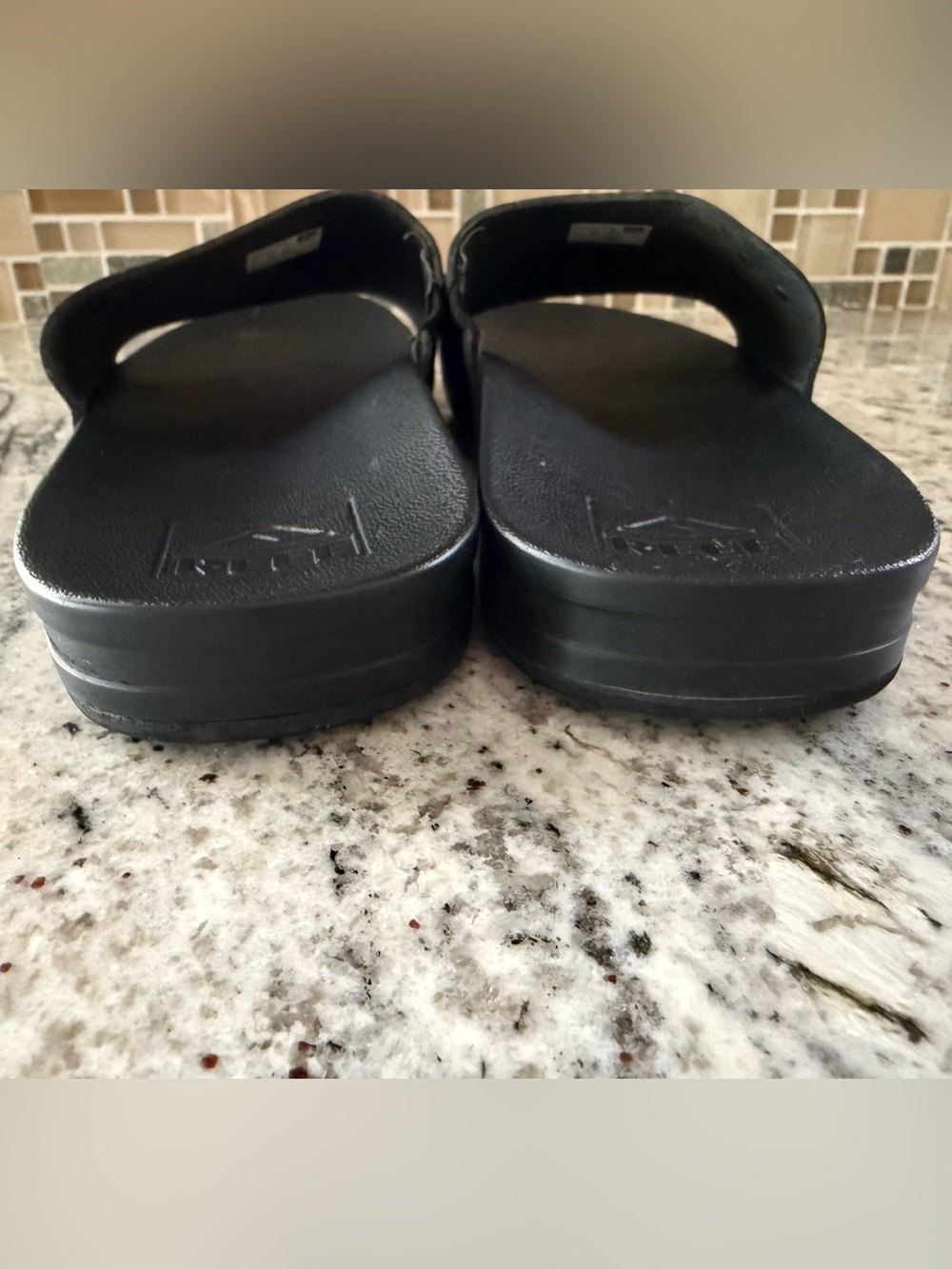Reef Black Cushion Scout Slides Sandal Minimalist Comfy Coastal Euro Summer 8 - Picture 10 of 12